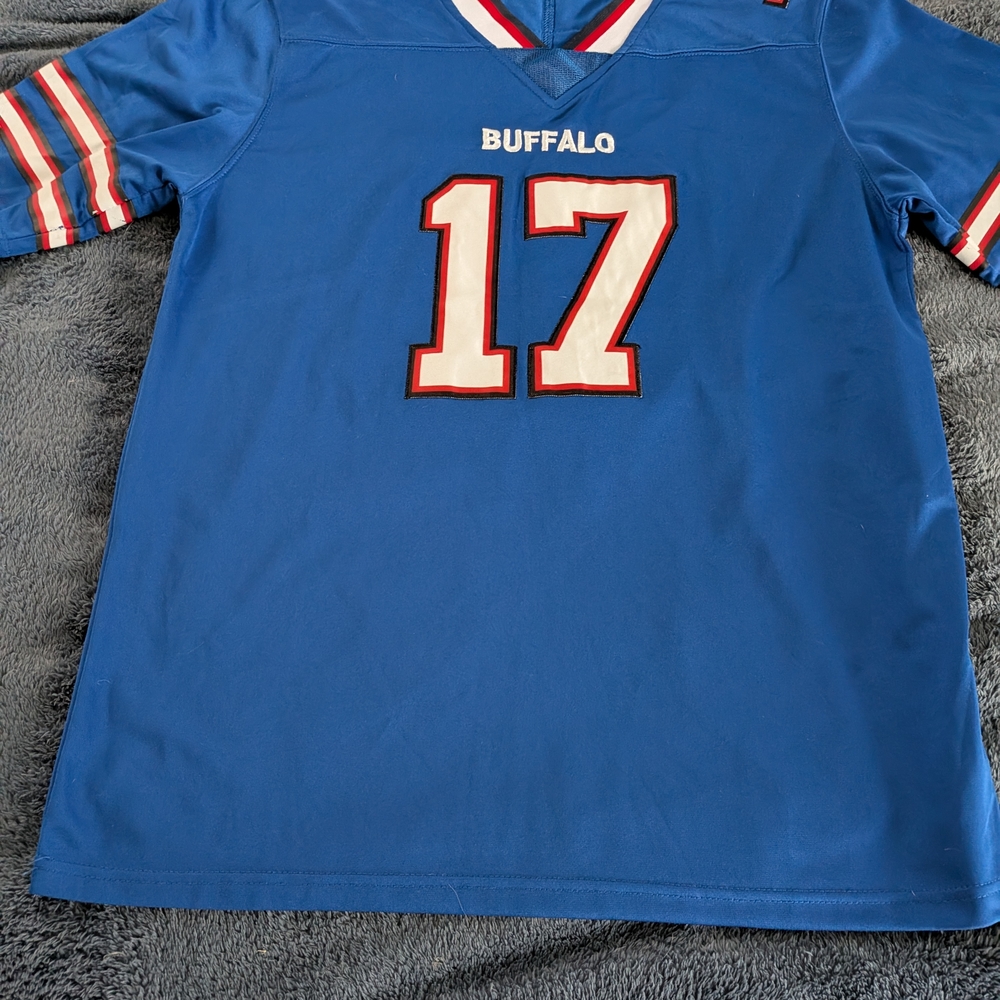 Buffalo Bills Allen Blue Football Jersey Large